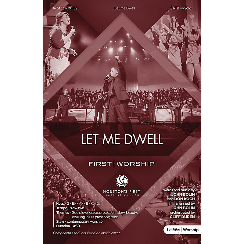 Let Me Dwell - Anthem Accompaniment CD