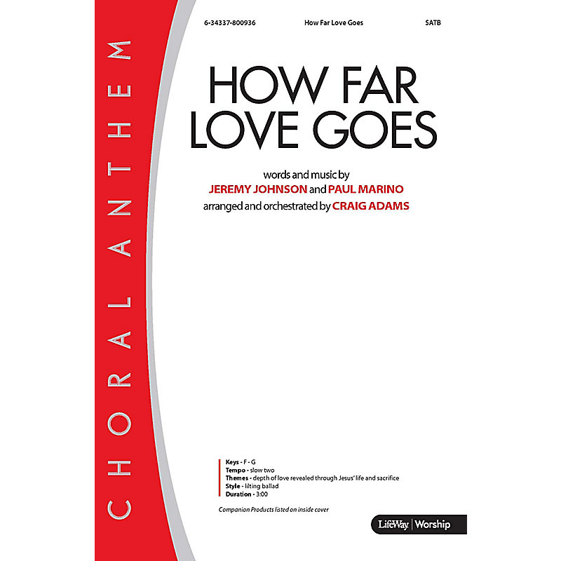 How Far Love Goes - Downloadable Lyric File