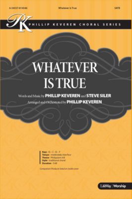 Whatever Is True - Downloadable Alto Rehearsal Track
