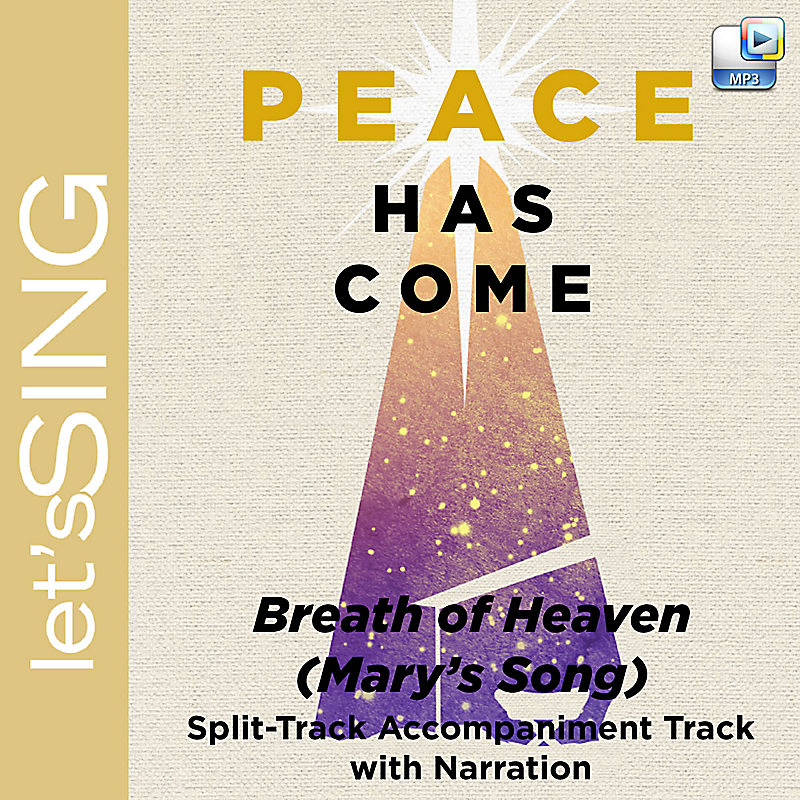 Breath of Heaven (Mary's Song) - Downloadable Split-Track Accompaniment Track with Narration