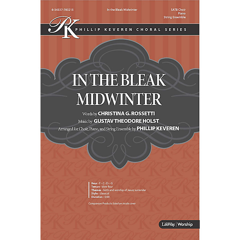 In the Bleak Midwinter - Piano w/Strings Orchestration CD-ROM