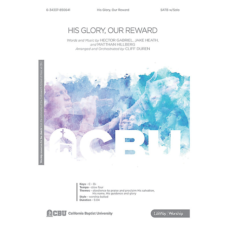 His Glory, Our Reward - Anthem Accompaniment CD