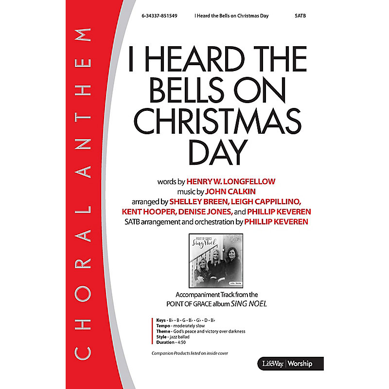 I Heard the Bells on Christmas Day - Downloadable Lyric File