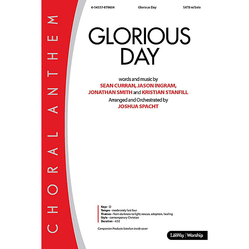 Glorious Day - Downloadable Lyric File