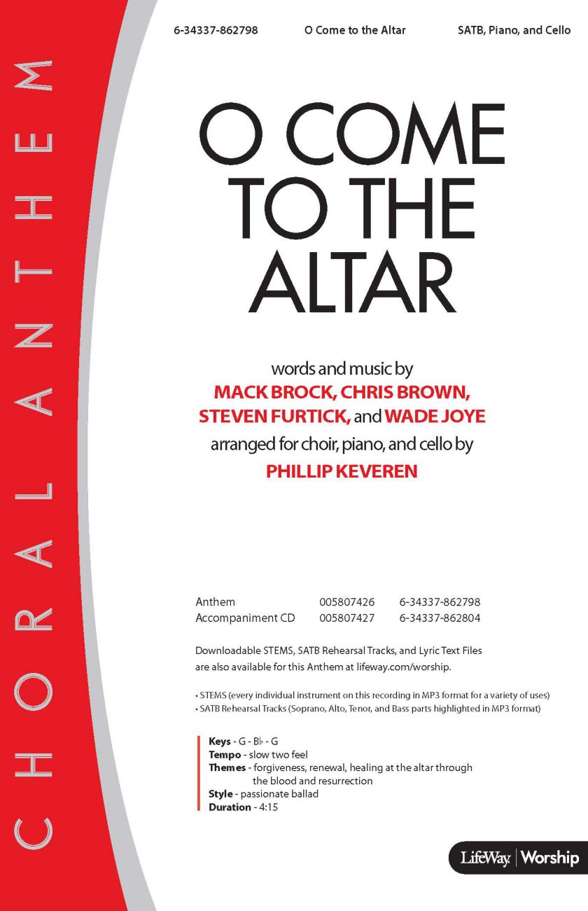 O Come to the Altar - Downloadable Lyric File | Lifeway