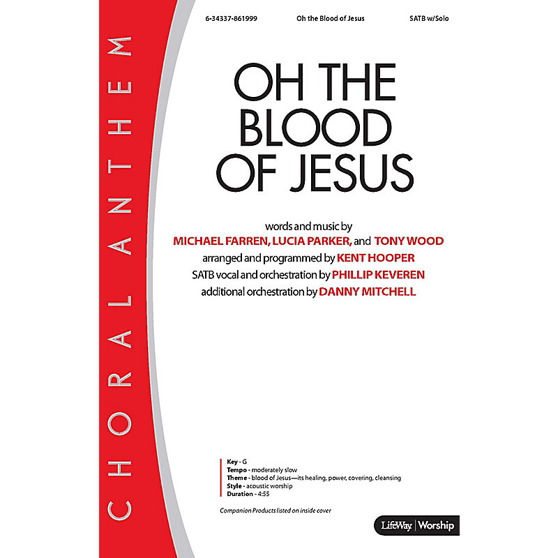 Oh the Blood of Jesus - Anthem Accompaniment CD