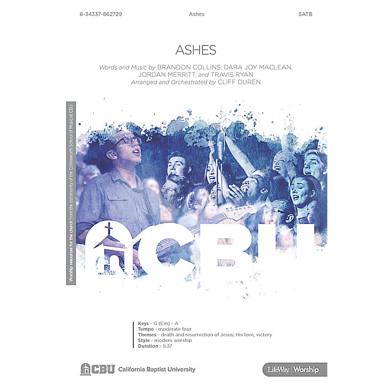 Ashes - Anthem Accompaniment CD