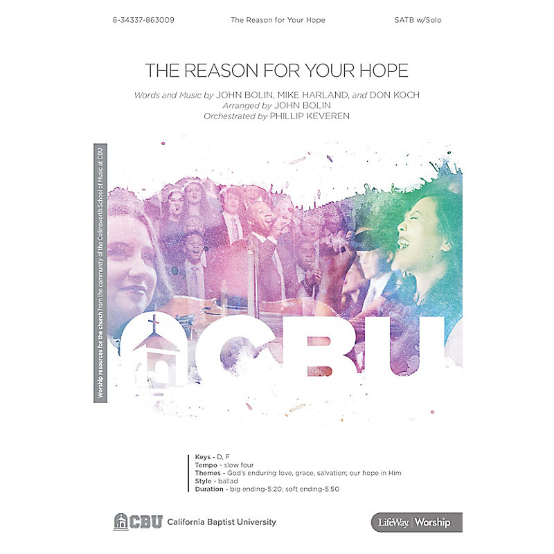 The Reason for Your Hope - Downloadable Lyric File