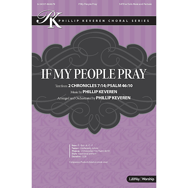 If My People Pray - Downloadable Lyric File