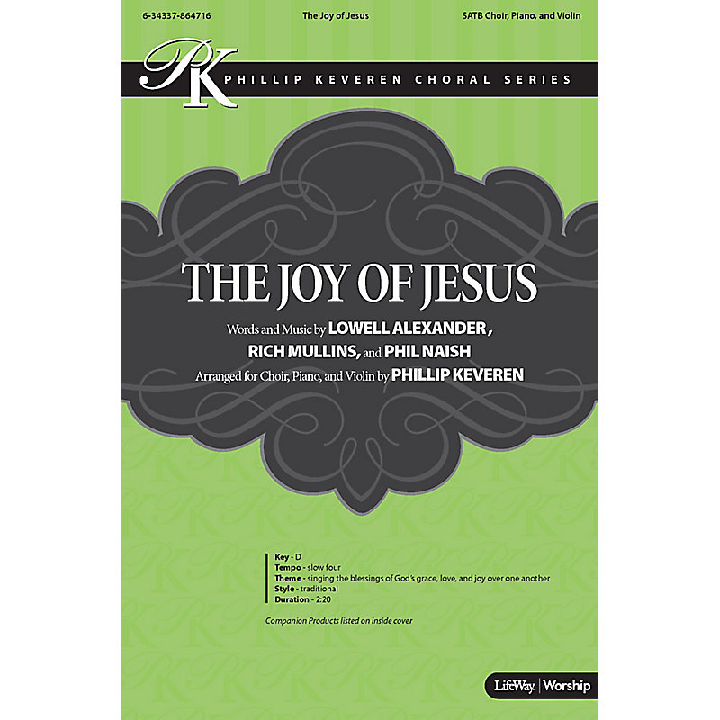 The Joy of Jesus - Downloadable Lyric File