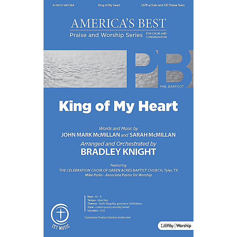 King of My Heart - Anthem Accompaniment CD