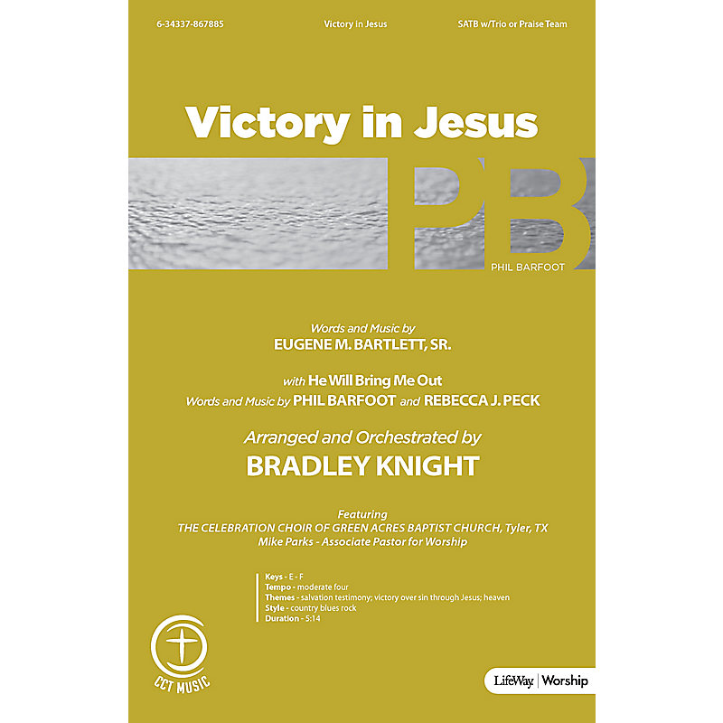 Victory in Jesus with He Will Bring Me Out - Downloadable Alto Rehearsal Track
