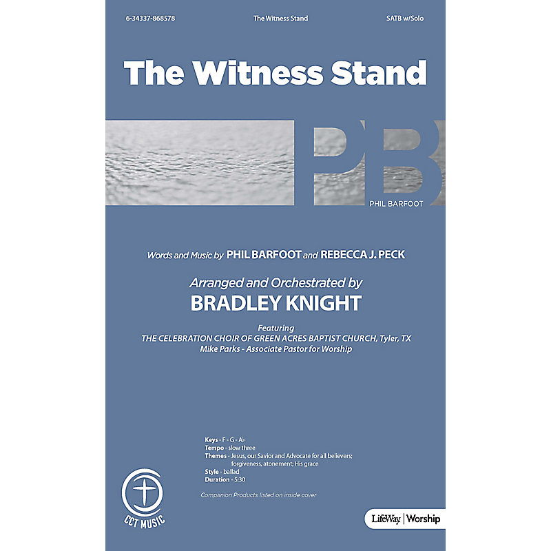 The Witness Stand - Downloadable Lyric File