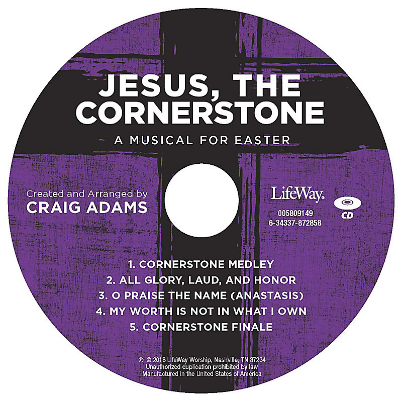 Jesus, the Cornerstone - Rhythm Charts CD-ROM