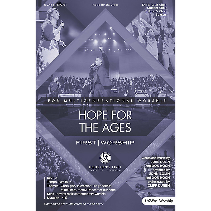 Hope for the Ages - Downloadable Lyric File