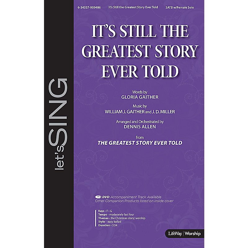 It's Still the Greatest Story Ever Told - Anthem Accompaniment CD