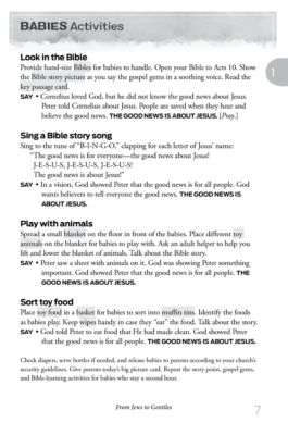 The Gospel Project for Preschool: Babies and Toddlers Leader Guide - Volume 11: The Church United
