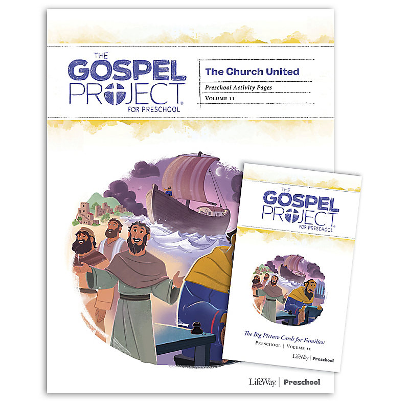 The Gospel Project for Preschool: Preschool Activity Pack - Volume 11: The Church United