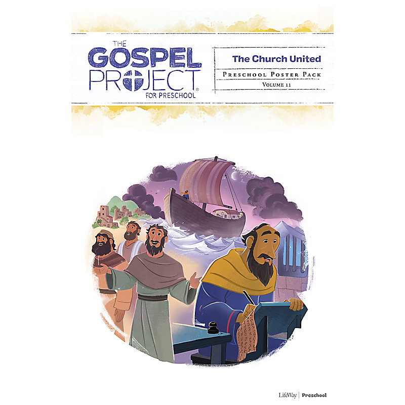 The Gospel Project for Preschool: Preschool Poster Pack - Volume 11: The Church United