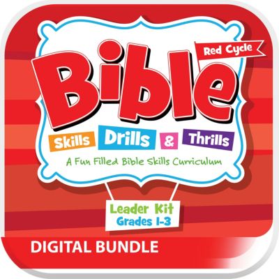 Bible Skills Drills and Thrills Red Cycle Grade 13 DIGITAL Leader Kit
