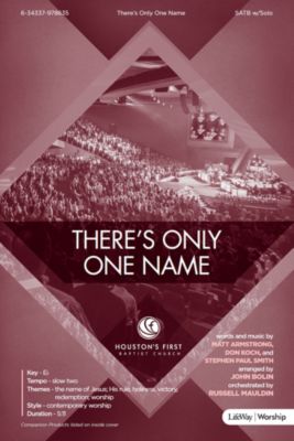 There S Only One Name Downloadable Lyric File Lifeway