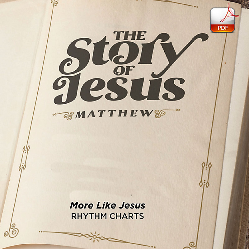 More Like Jesus - Downloadable Rhythm Charts