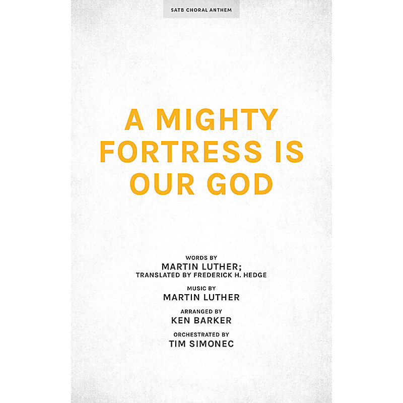 A Mighty Fortress Is Our God - Anthem Accompaniment CD