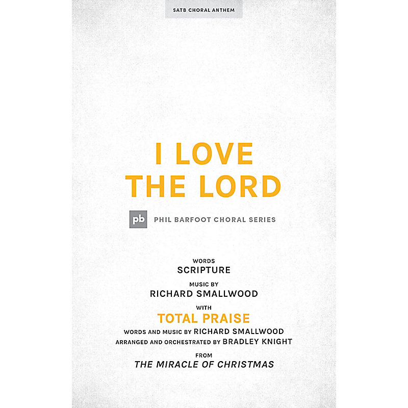 I Love the Lord with Total Praise - Orchestration CD-ROM