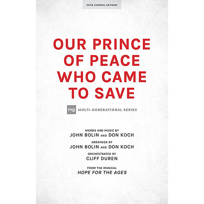 Our Prince of Peace Who Came to Save - Orchestration CD-ROM