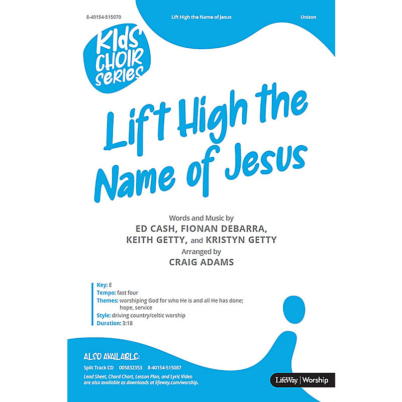 Lift High the Name of Jesus - Downloadable Split-Track Lyric Video