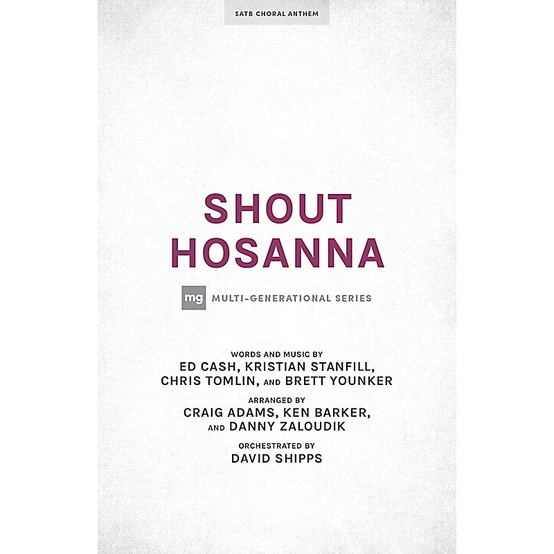 Shout Hosanna - Downloadable Lyric File