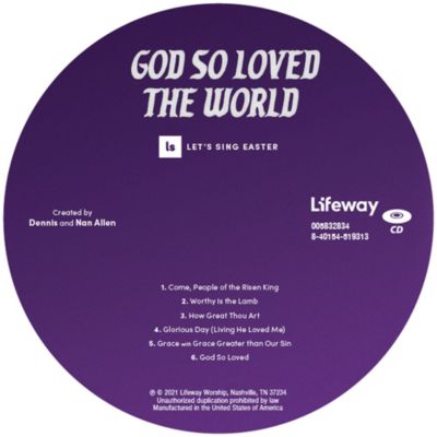 God So Loved the World - Rhythm Charts CD-ROM - Lifeway