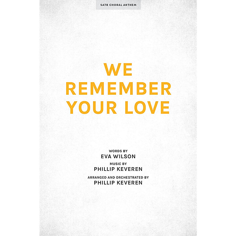 We Remember Your Love - Downloadable Bass Rehearsal Track