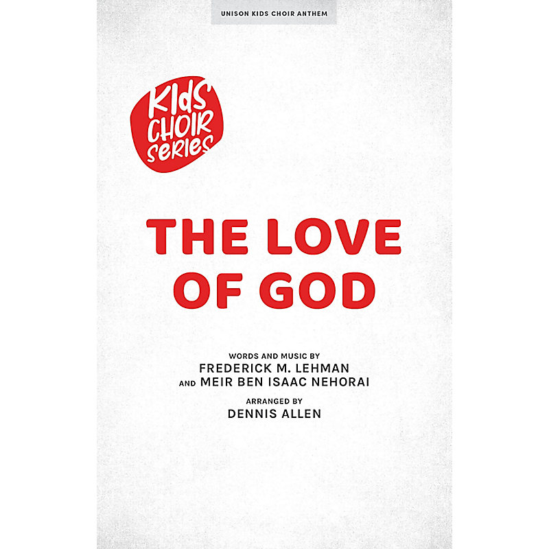 The Love of God - Anthem Accompaniment CD