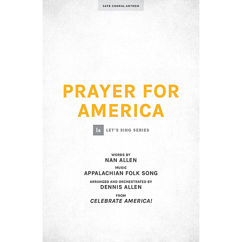 Prayer for America - Anthem Accompaniment CD