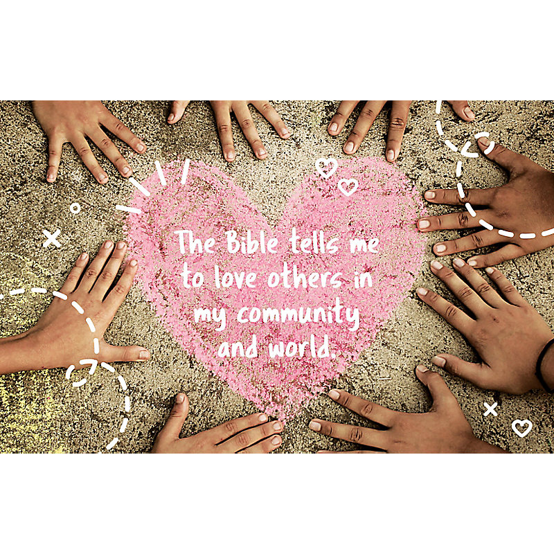 Bible Studies for Life: Kids Showing God's Love to Others Postcards Pkg. 25