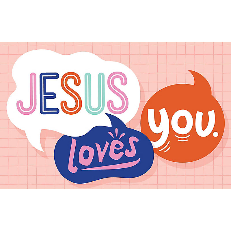 Bible Studies For Life: Kids Jesus Loves You Postcards Pkg. 25