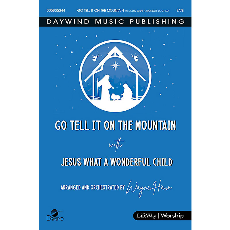 Go Tell It on the Mountain with Jesus, What a Wonderful Child - Downloadable Alto Rehearsal Track