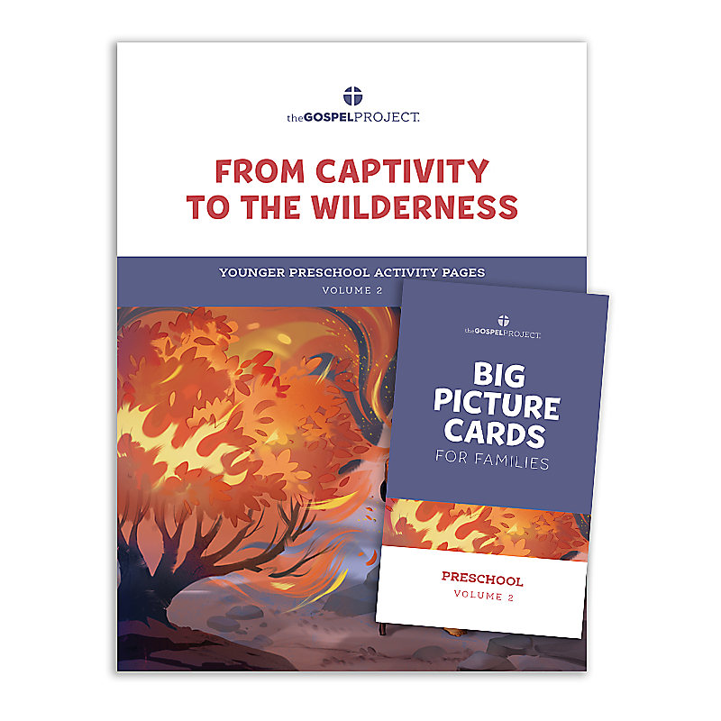 The Gospel Project for Preschool: Younger Preschool Activity Pack - Volume 2: From Captivity to the Wilderness
