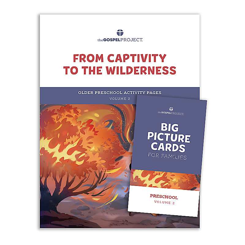 The Gospel Project for Preschool: Older Preschool Activity Pack - Volume 2: From Captivity to the Wilderness