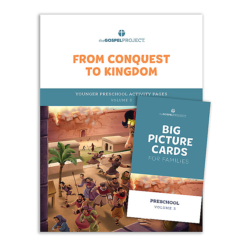 The Gospel Project for Preschool: Younger Preschool Activity Pack - Volume 3: From Conquest to Kingdom