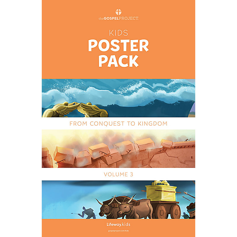 The Gospel Project for Kids: Kids Poster Pack - Volume 3: From Conquest to Kingdom