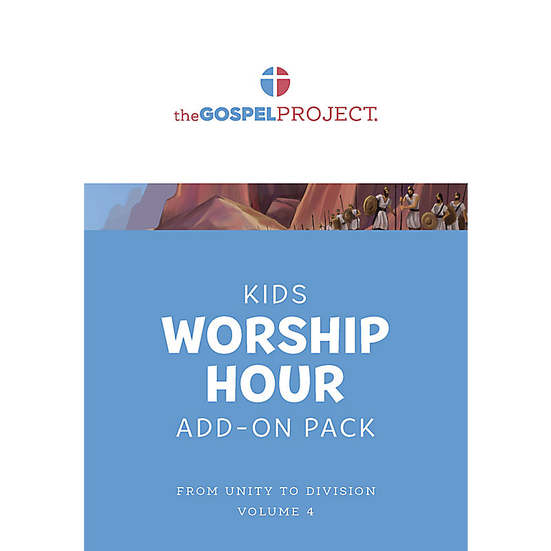 The Gospel Project for Kids: Kids Worship Hour Add-On Pack - Volume 4: From Unity to Division