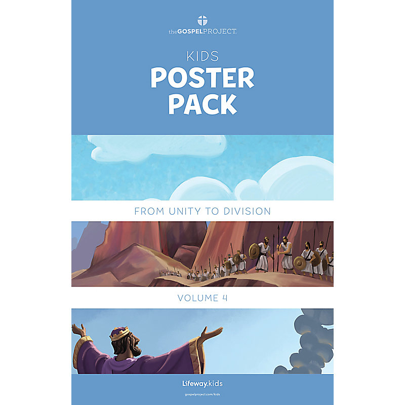 The Gospel Project for Kids: Kids Poster Pack - Volume 4: From Unity to Division