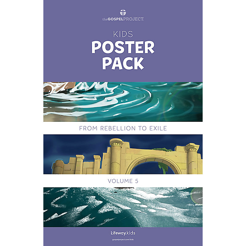 The Gospel Project for Kids: Kids Poster Pack - Volume 5: From Rebellion to Exile