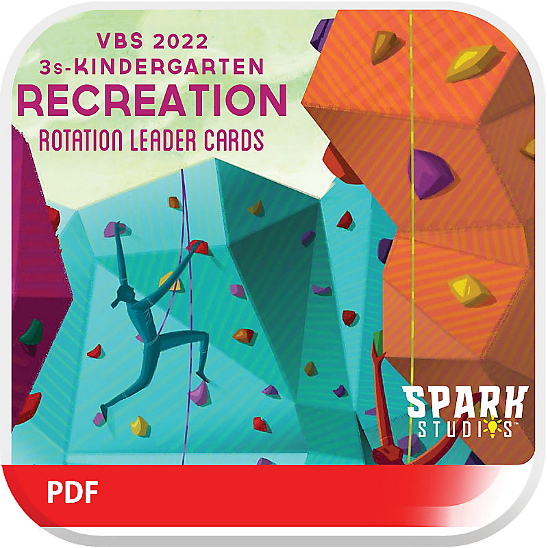 VBS 2022 3s–Kindergarten Recreation Cards Digital