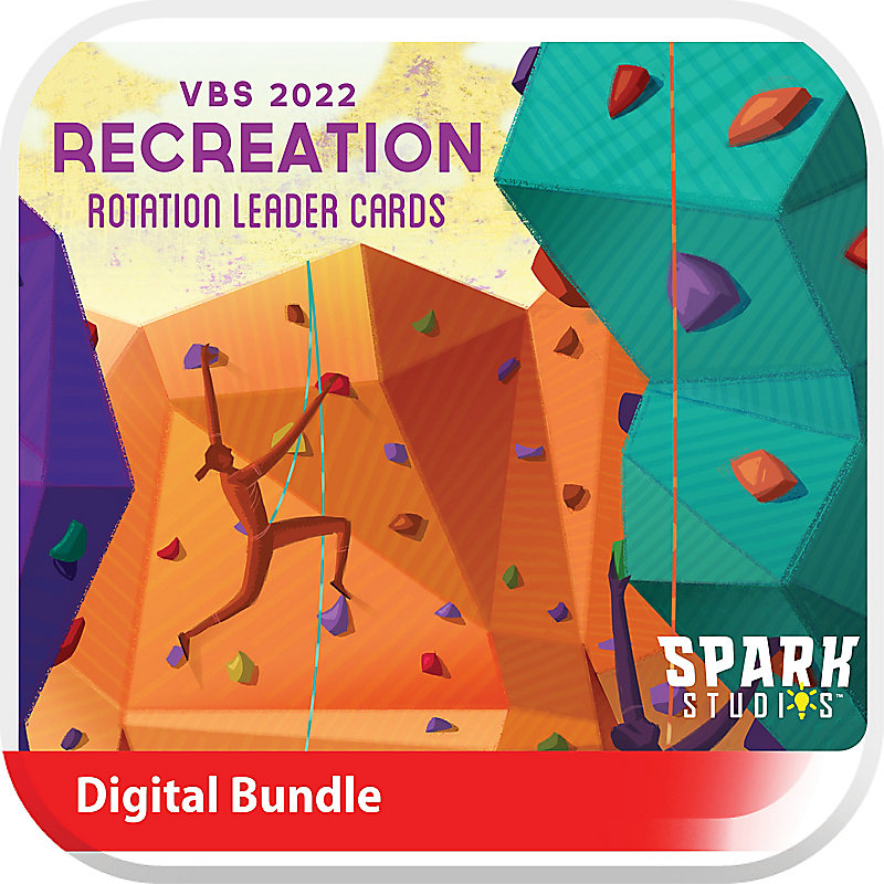 VBS 2022 Recreation Rotation Leader Cards Digital