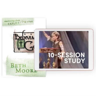 Believing God - Bible Study Book + Streaming Video Access