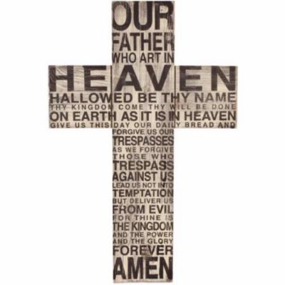 Download "The Lord's Prayer" Wall Cross - Lifeway