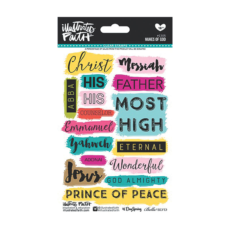"Names of God" Clear Stamps